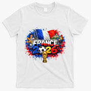 FRANCE North America Soccer Tournament 2026 T-Shirt - White