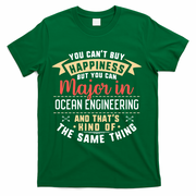 Funny Ocean Engineering Major Studengift Graduation Gift T-Shirt - Green