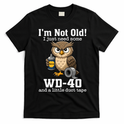 Funny Owl Meme WD-40 And Duct Tape T-Shirt - Black