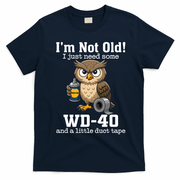 Funny Owl Meme WD-40 And Duct Tape T-Shirt - Navy Blue