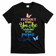 Find Out Who You Are Dolly Quote T-Shirt - Black