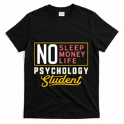 Funny Psychology Major Student Graduation Gift College T-Shirt - Black