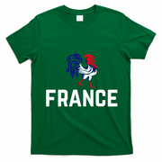 French Rooster France Country Flag T-Shirt - Irish Green