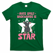 Funny Rat Humor Gift Rats Spelt Backwards Is Star T-Shirt - Irish Green