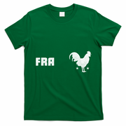 French Rooster Proud France Fans FRA T-Shirt - Irish Green
