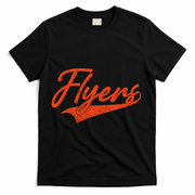 Flyers Retro Sports Fan Vintage T-Shirt - Black