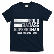 Funny Saying Gag Gift Birthday Husband Dad Fathers Day T-Shirt - Navy