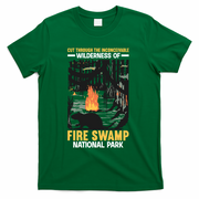 Fire Swamp National Park T-Shirt - Green