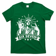 Funny Statue Of Liberty 67 T-Shirt - Green