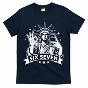 Funny Statue Of Liberty 67 T-Shirt - Navy