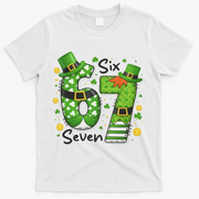 Funny St Patrick's Day 67 Meme T-Shirt - White
