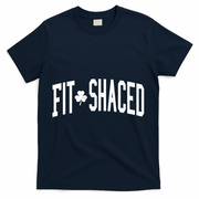 Fit Shaced St Patricks Day Drinking Party T-Shirt - Navy