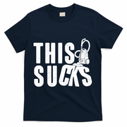 Funny This Sucks Vacuum Cleaner T-Shirt - Navy