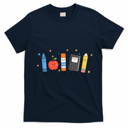 Funny Teacher Students Life Back To School T-Shirt - Navy Blue