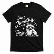 Funny Vintage Just Jimothy Things T-Shirt - Black