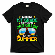 Goodbye 1st Grade Way To 2nd Grade First Summer Graduation T-Shirt - Black