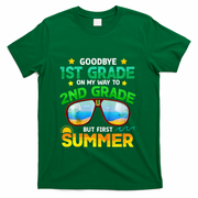 Goodbye 1st Grade Way To 2nd Grade First Summer Graduation T-Shirt - Green