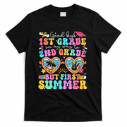 Goodbye 1st Grade Graduation To 2nd Grade But First Summer T-Shirt - Black