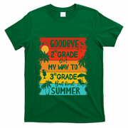 Goodbye 2nd Grade Hello Summer Last Day Of School Graduation T-Shirt - Green