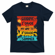 Goodbye 2nd Grade Hello Summer Last Day Of School Graduation T-Shirt - Navy