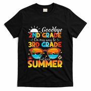 Goodbye 2nd Grade Graduation To 3rd Grade Hello Summer T-Shirt - Black
