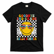 Goodbye 2nd Grade Hello Summer Last Day Of School T-Shirt - Black