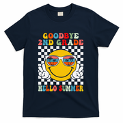 Goodbye 2nd Grade Hello Summer Last Day Of School T-Shirt - Navy