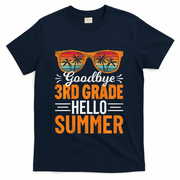 Goodbye 3rd Grade Hello Summer Third Grade T-Shirt - Navy