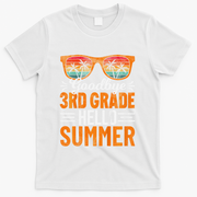 Goodbye 3rd Grade Hello Summer Third Grade T-Shirt - White