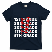 Goodbye 4th Grade Graduation Last Day School Hello 5th Grade T-Shirt - Navy