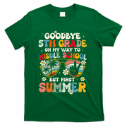 Goodbye 5th Grade Graduation To Middle school Hello Summer T-Shirt - Green