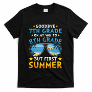 Goodbye 7th Grade Graduation To 8th Grade Hello Summer T-Shirt - Black
