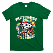 Graduation Bye Bye 6th Grade Hello 7th Grade Hello Summer Gift T-Shirt - Green