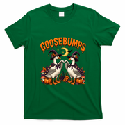 Goose Bumps Halloween Duck Funny T-Shirt - Irish Green