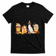 Gsp Coffee Pumpkin Spice Dog Lovers Fall Thanksgiving Gift T-Shirt - Black