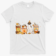 Gsp Coffee Pumpkin Spice Dog Lovers Fall Thanksgiving Gift T-Shirt - White