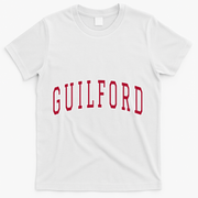 Guilford Connecticut Souvenir College T-Shirt - White