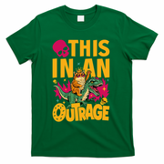 Goddammit Donut Book Lover This In An Outrage T-Shirt - Green