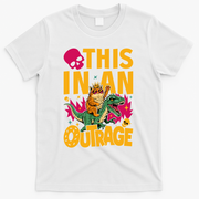Goddammit Donut Book Lover This In An Outrage T-Shirt - White