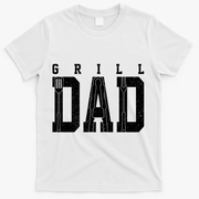 Grill Dad Father's Day T-Shirt - White
