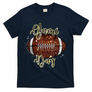 Game Day Football Bling Bling Football Lover Fall Autumn T-Shirt - Navy