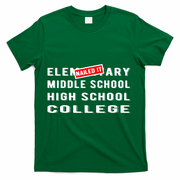 Goodbye Elementary 5th Grade Graduate 6th Grade Graduation T-Shirt - Green