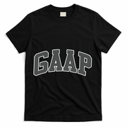 GAAP Funny Accountant T For CPA Gift T-Shirt - Black