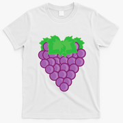 Grape Fruit Easy Lazy DIY Halloween Costume T-Shirt - White