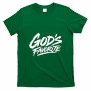 God's Favorite Graphic for Faith-Based Believers T-Shirt - Irish Green
