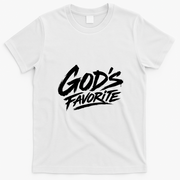 God's Favorite Graphic for Faith-Based Believers T-Shirt - White