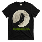 Gabaghoul Funny Hand Moon Halloween T-Shirt - Black