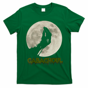 Gabaghoul Funny Hand Moon Halloween T-Shirt - Irish Green