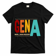 Gena Gen Bruh Wada Rizzler T-Shirt - Black