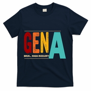 Gena Gen Bruh Wada Rizzler T-Shirt - Navy
